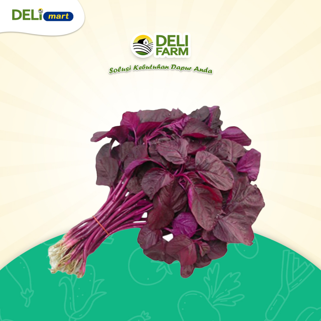 

Deli Mart [Khusus INSTAN Medan] Sayur Bayam Merah Segar by Deli Farm