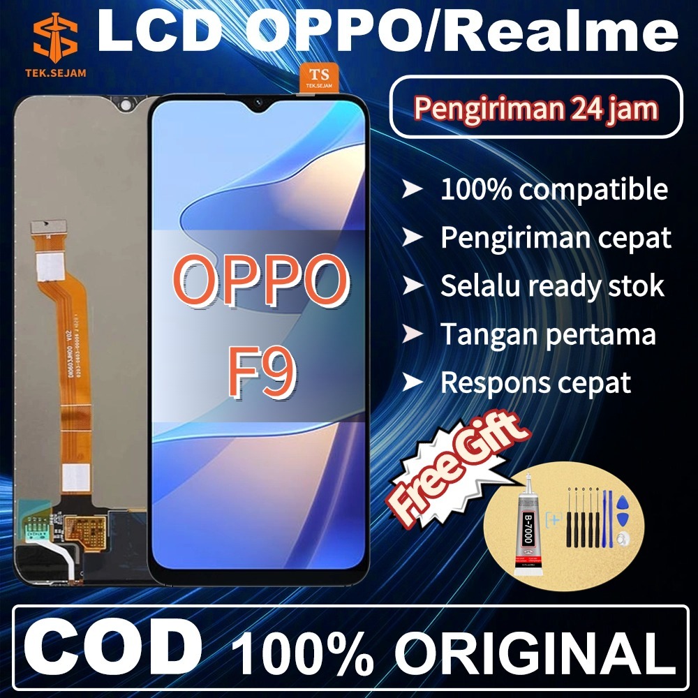 LCD OPPO F9 / F9 PRO Original 100 Fullset Asli Ori Touchscreen Compatible For Glass Touch Screen Dig