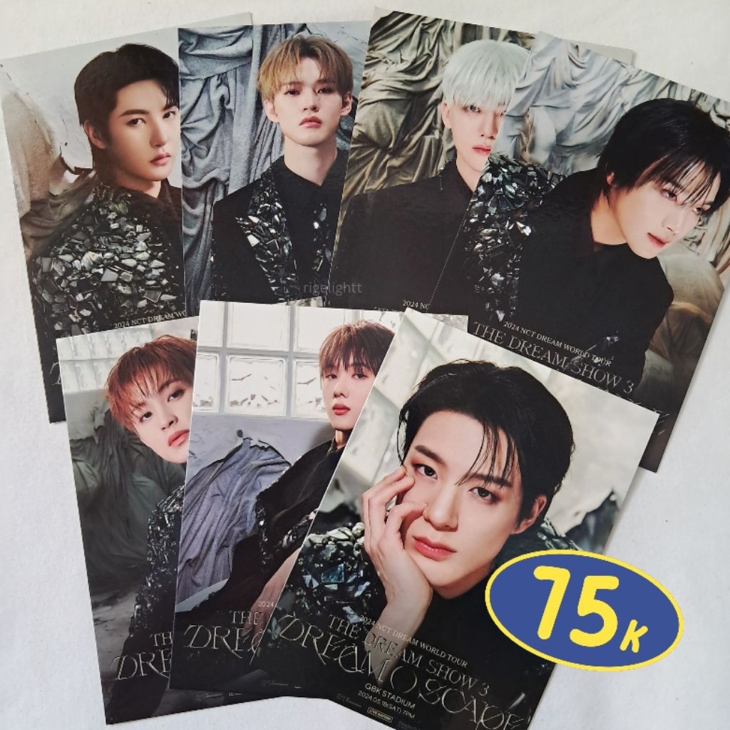 POSTCARD NCT DREAM POB BENEFIT TDS 3 DREAM SCAPE SET