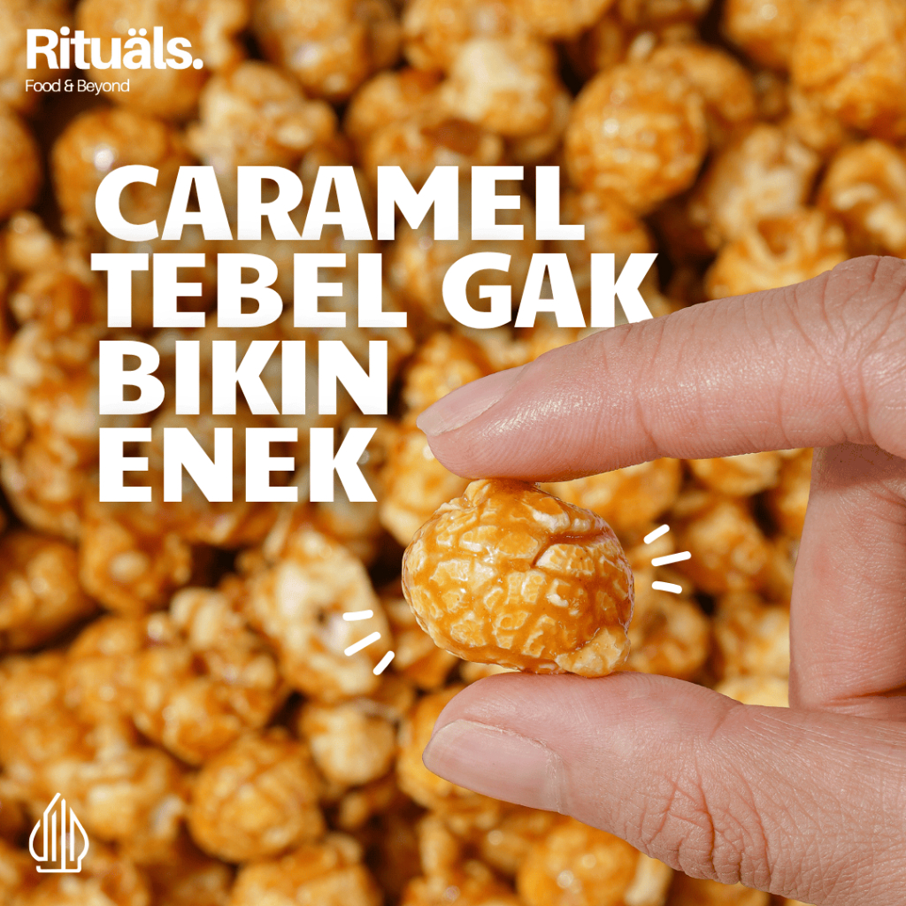 

QH Rituals Food Salted Caramel Popcorn 500gr Ukuran Xxl - Homemade by Willy Kun