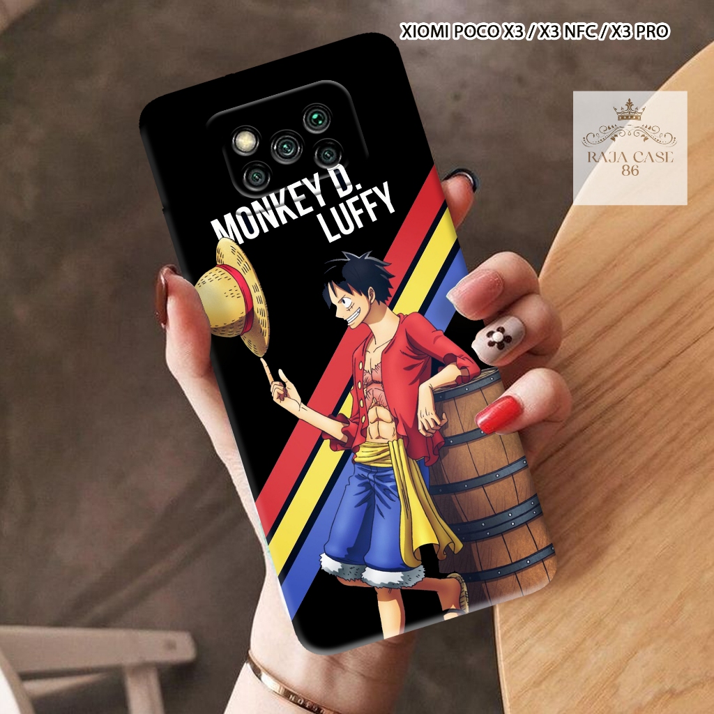 Case Xiaomi Poco X3 / X3 NFC / X3 Pro - Rajacase - casing Xiaomi Poco X3 - Motif case Anime - Pelind