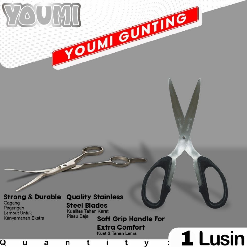 

Gunting Youmi 1 Lusin YM-JH-114 4,5" / AK-GH165B 6