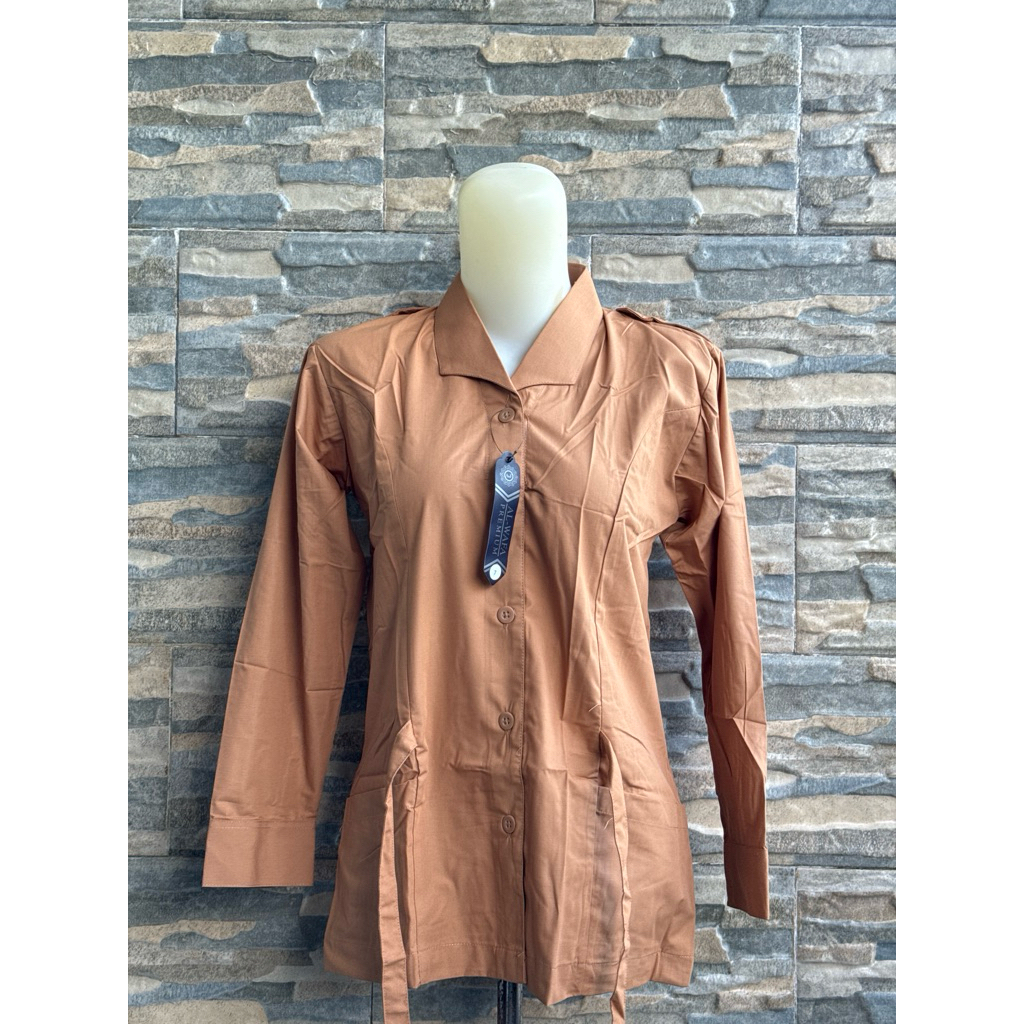 Al-Wafa Seragam Pramuka Putri Sd/Smp/Sma Palang/Gesper Wanita