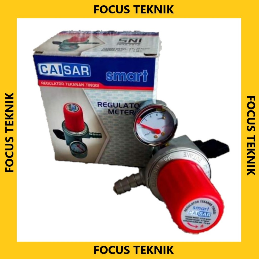 CAISAR Regulator Meter – Regulator Gas LPG dengan Meteran Tekanan
