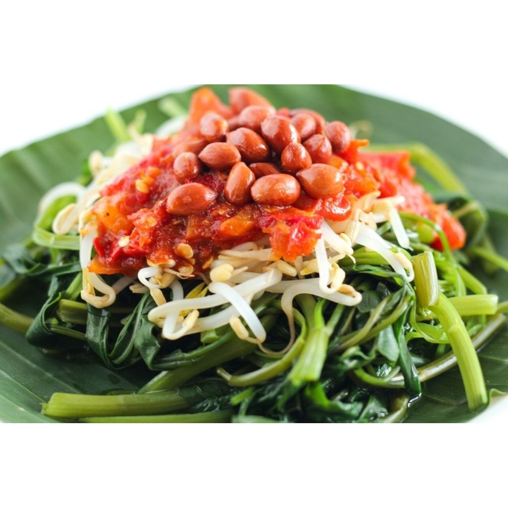 

Plecing kangkung Mentah Include Sambal