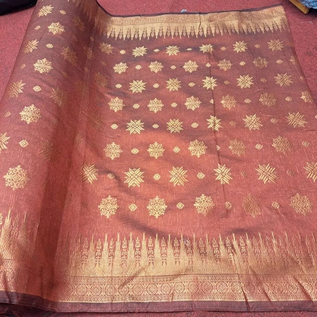 bahan kain songket // songket meteran // kelihatan anggun dengan motif terbary