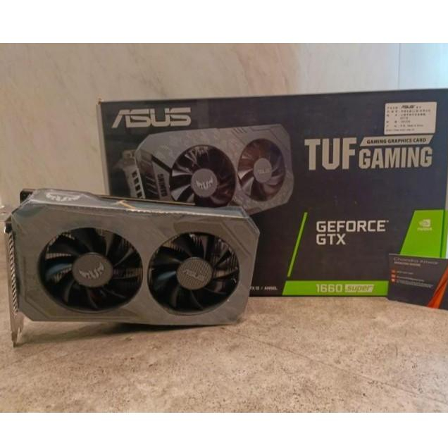 VGA NVDIA ASUS TUF GTX 1660 / GTX1660 SUPER OC 6GB DDR6 192BIT | Second 2ND