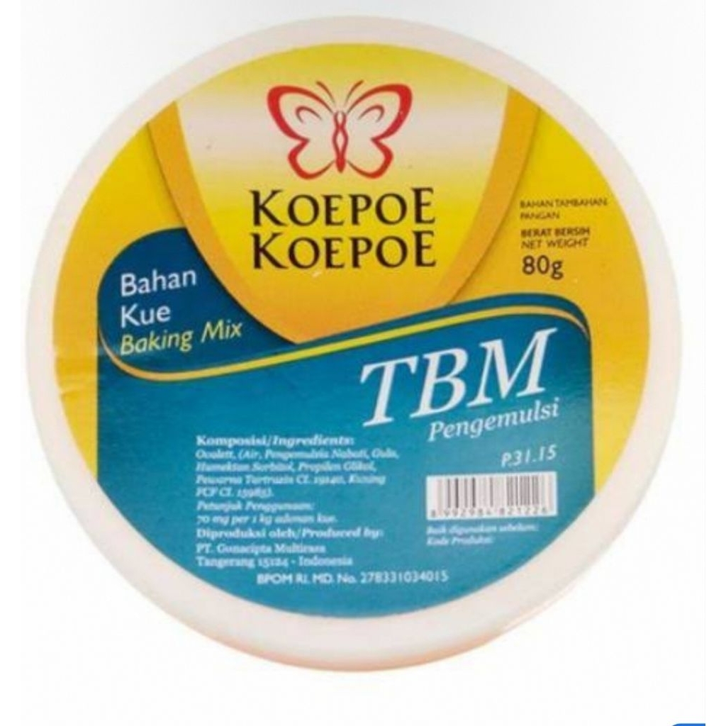 

koepoe koepoe TBM 35 dan 80 gram/sp 70 dan 30 gram/ovalet 30 gram