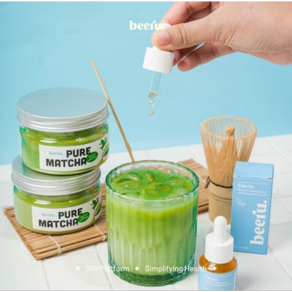 

BEERU PURE MATCHA POWDER 50gr - 100% Bubuk Matcha Premium Japan