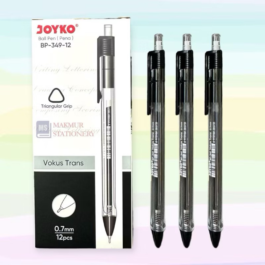 

pulpen joyko vokus trans BP-349 12pcs