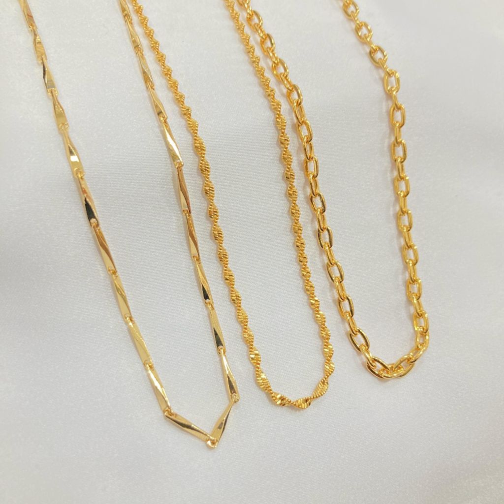Kalung Rantai Lapis Emas