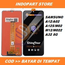 LCD TS SHINESTAR SAMSUNG A02 / A022 / A12  / A125 BLACK