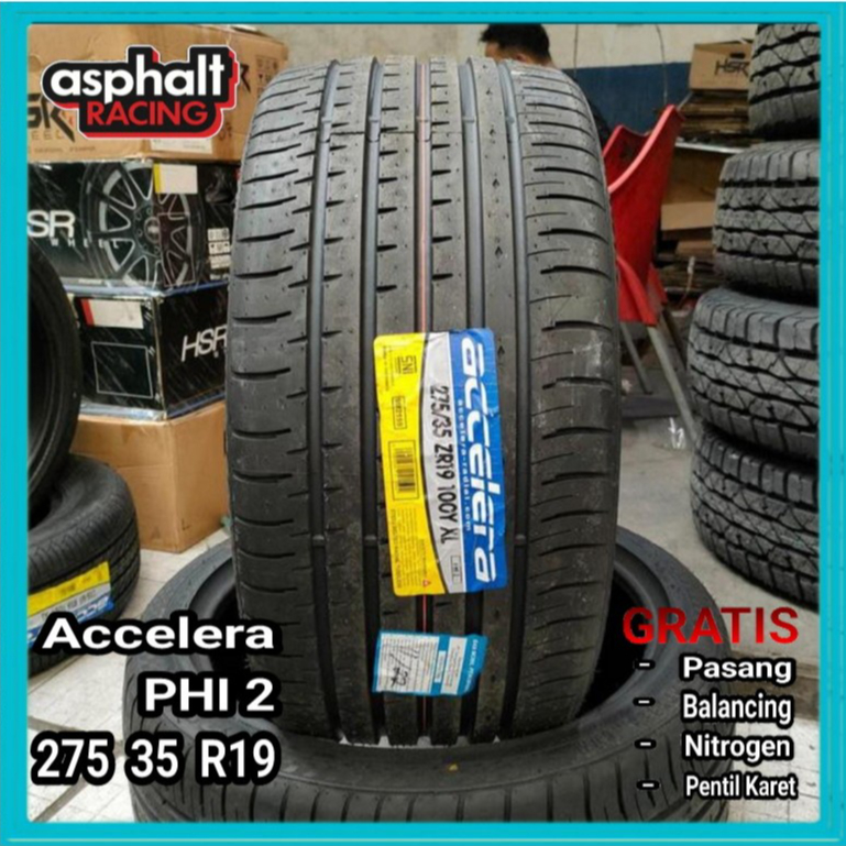 Ban Mobil Ukuran 275 35 R19 Merek Accelera PHI 2 Ring 19 275/35