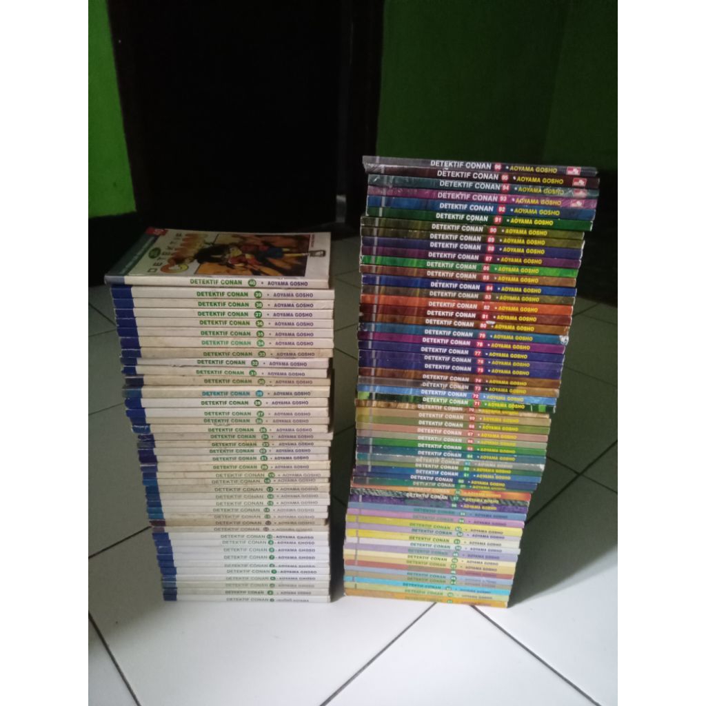 Komik Detektif Conan vol 1-96 Fullset 96 komik plus komik bonus random