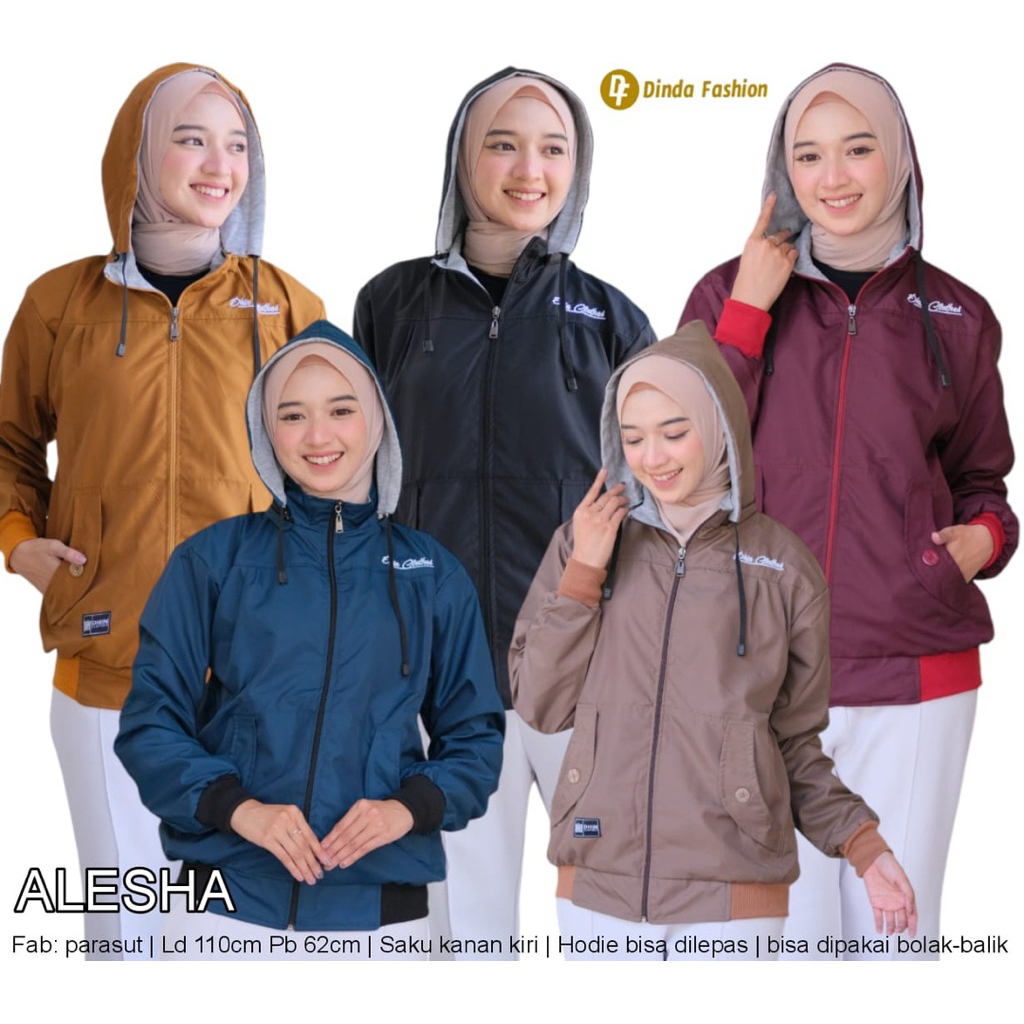 ALESHA JACKET PARASUT BOLAK BALIK