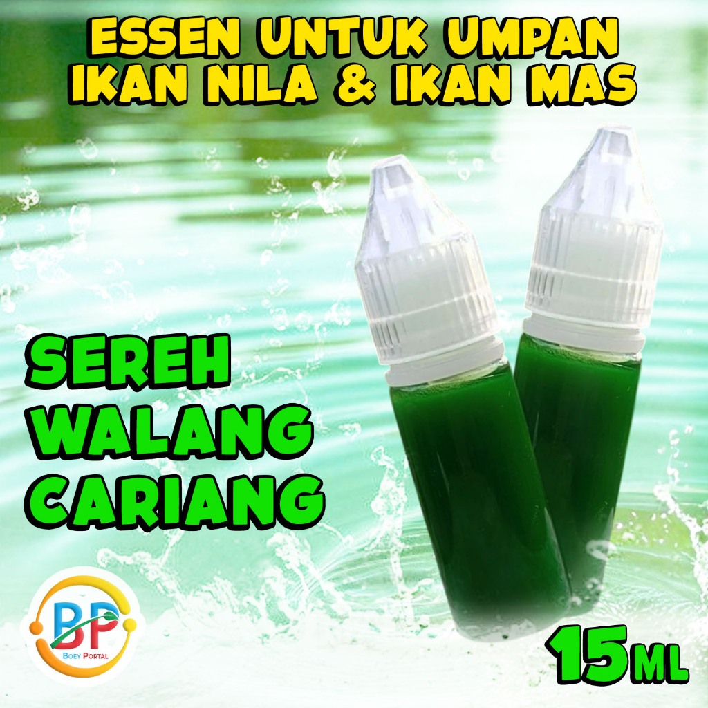 Essen Oplosan Sereh Walang Cariang 15ml Bisa untuk umpan ikan mas dan Nila