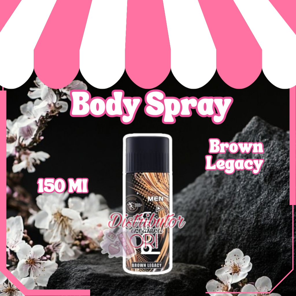 Posh Spray Cologne Men Brown Legacy Botol 150 ml | SPRAY MEN