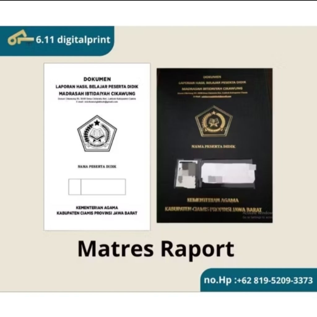 

matres sampul rapot