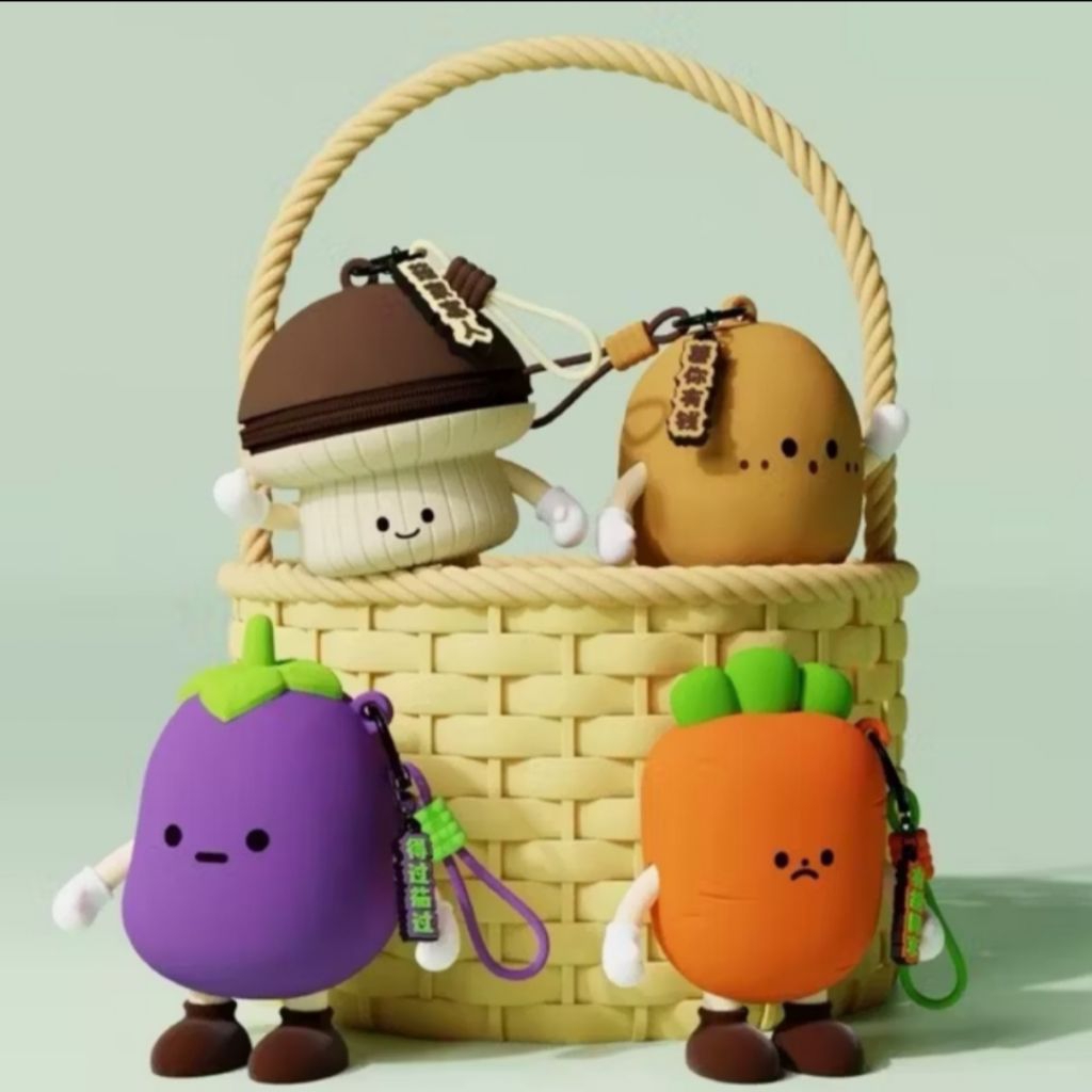 NEW| Gantungan Kunci Vegie & Bread Q Uncle