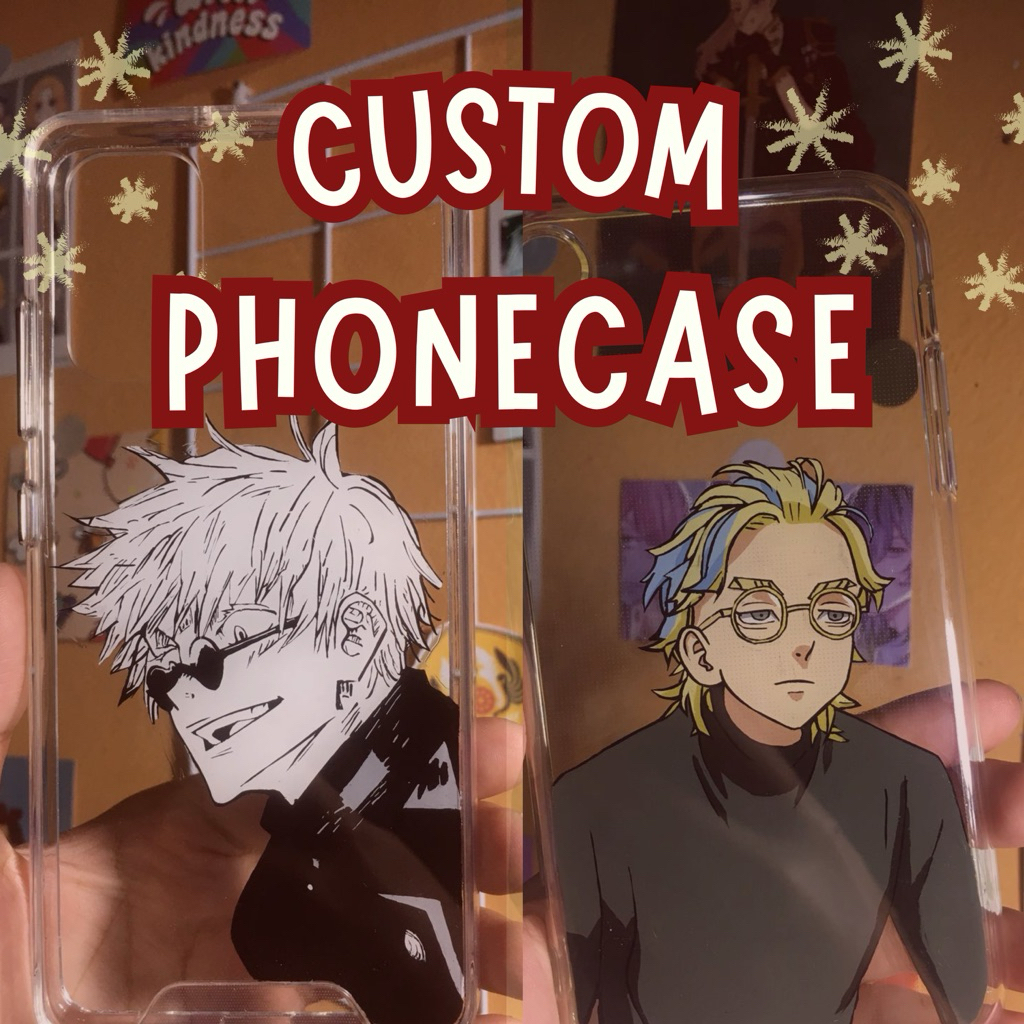 CUSTOM CASE ANIME PAINTING / CASING HP ANIME HANDMADE