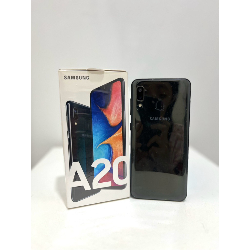 Samsung A20 Second 3/32GB Handphone Second Hp Seken Hp Bekas Hp Murah Warna Hitam