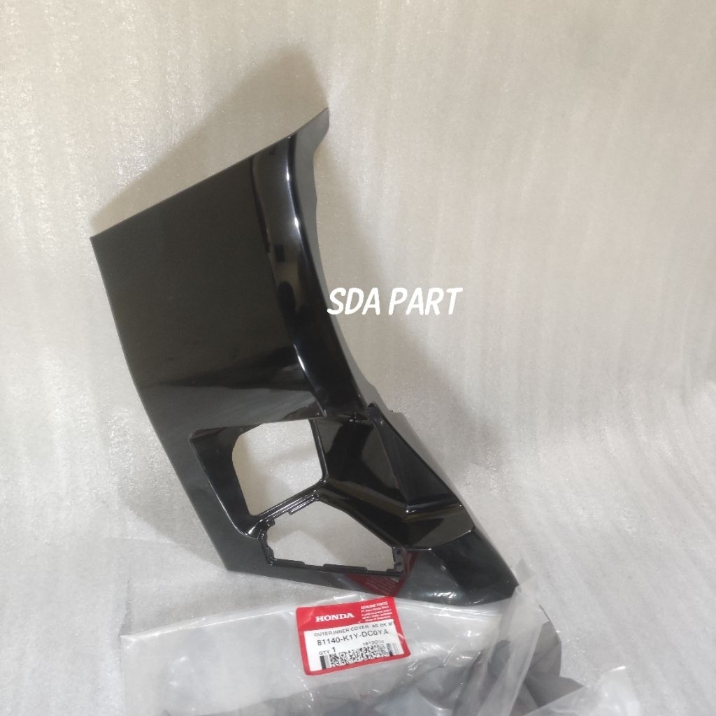 Outer Inner Cover hitam metalic Honda PCX 160