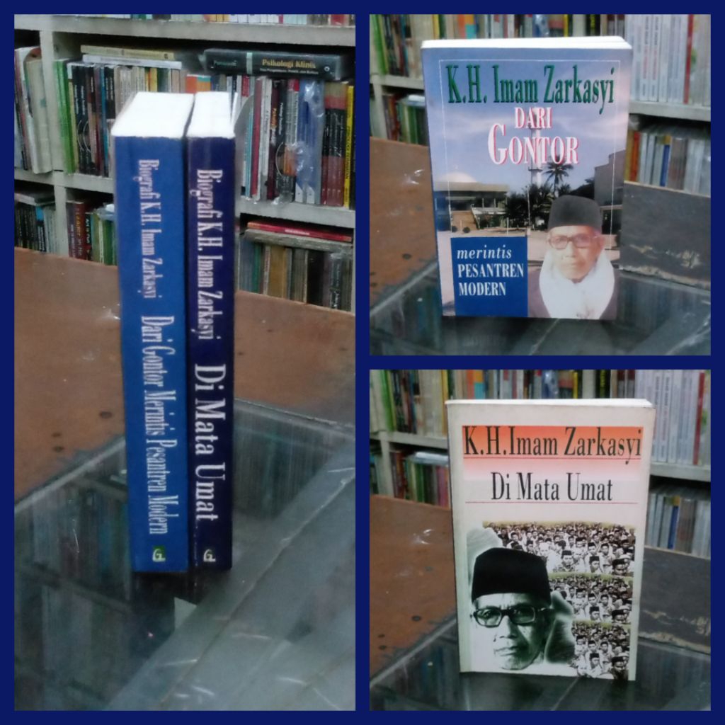 K.H. IMAM ZARKASYI DARI GONTOR: 1.Merintis Pesantren Modern, 2. Di Mata Umat ( 1 Set 2 Buku  )