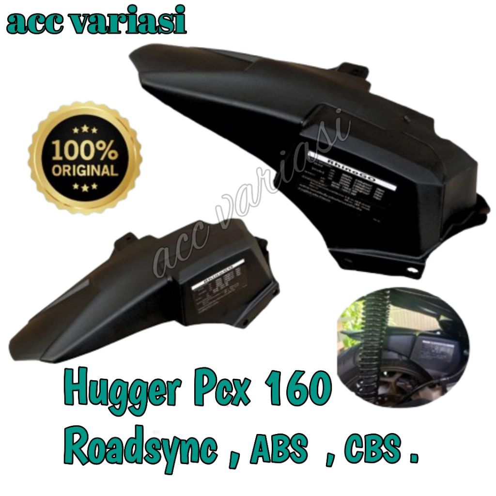 Hugger Spakbor kolong Pnp PCX 160 Roadsync ABS CBS bukan air bladee