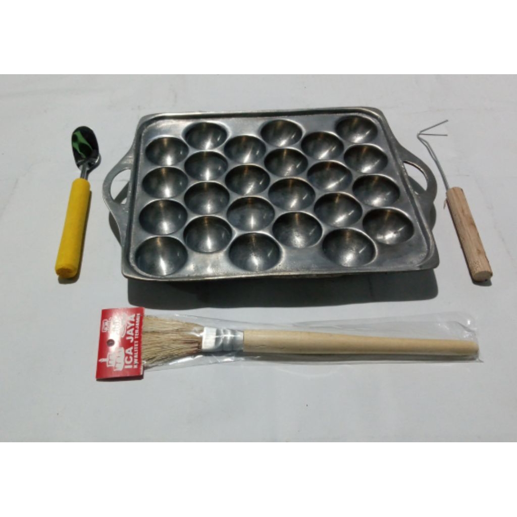 cetakan takoyaki/loyang takoyaki/baklor 24 lubang.