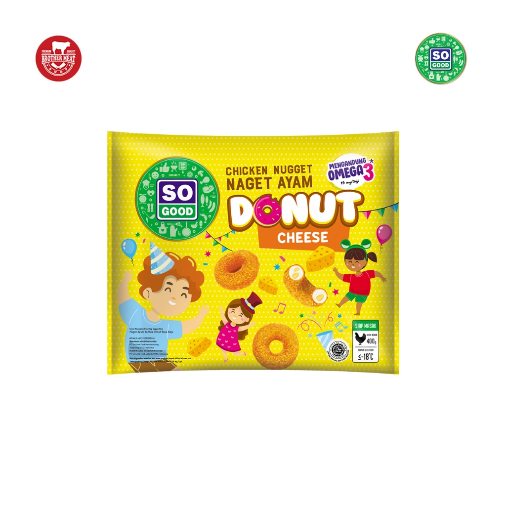 

So Good Chicken Nugget Donut Cheese 400gr - Brothermeatshop