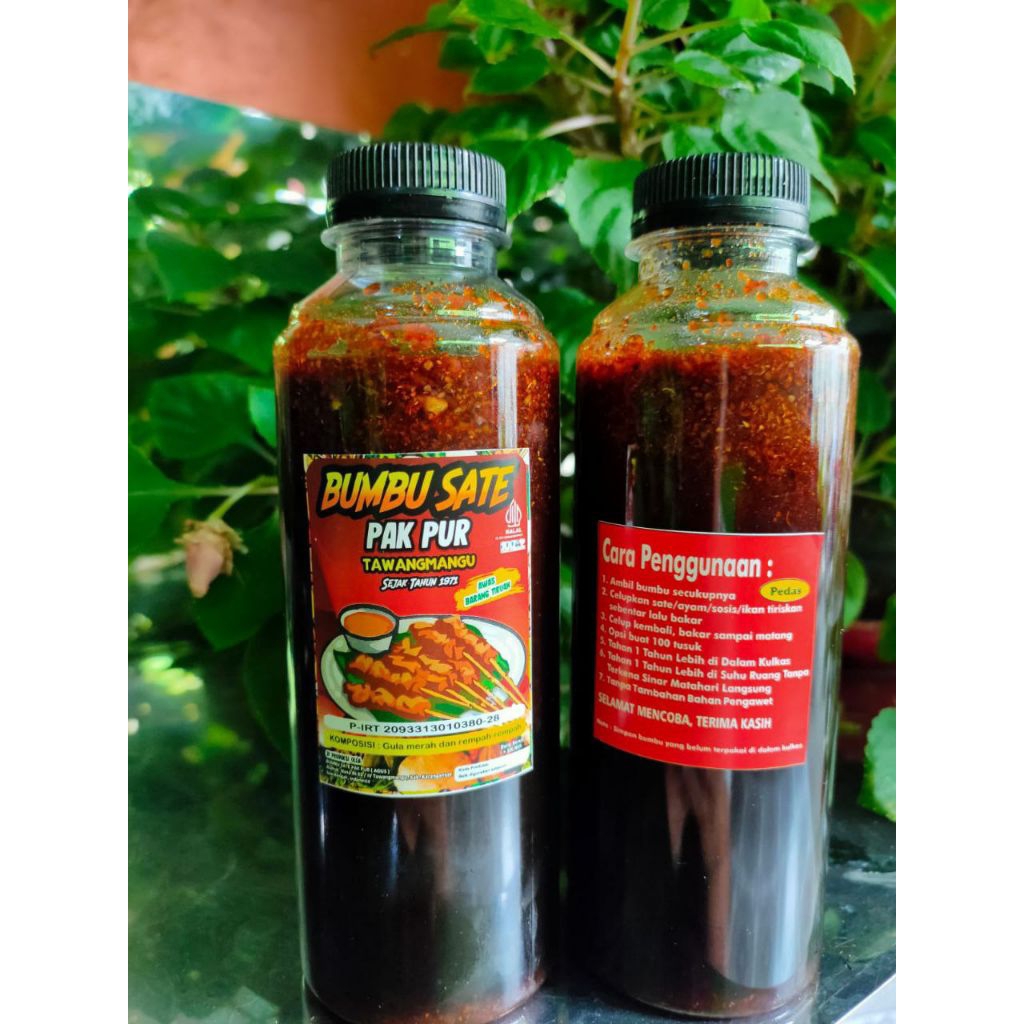 

BUMBU SATE PAK PUR TAWANGMANGU
