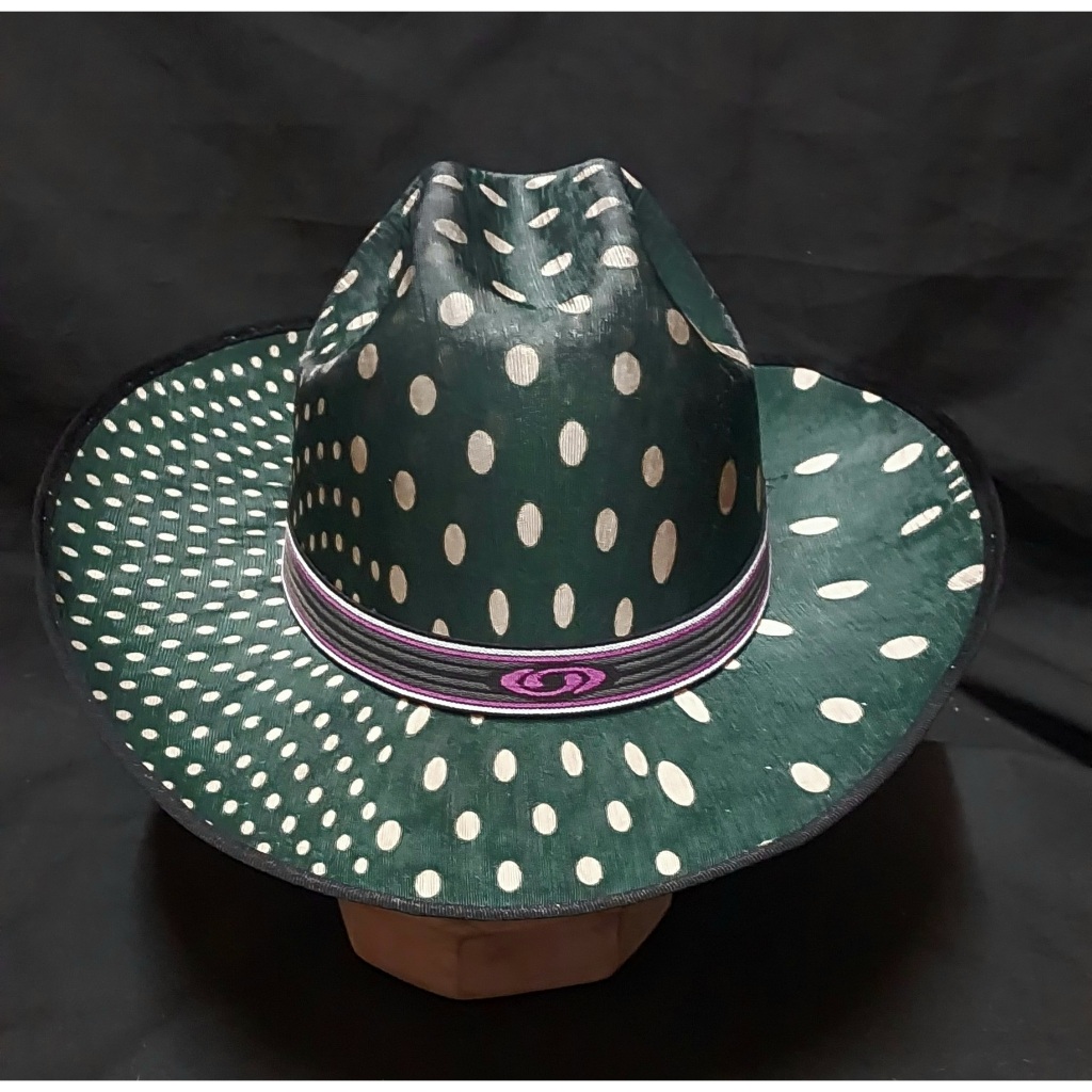 Buffalo koboi motif ,,Print cowboy hat ...Topi koboi ,,,topi gaul ,,,topi vintage