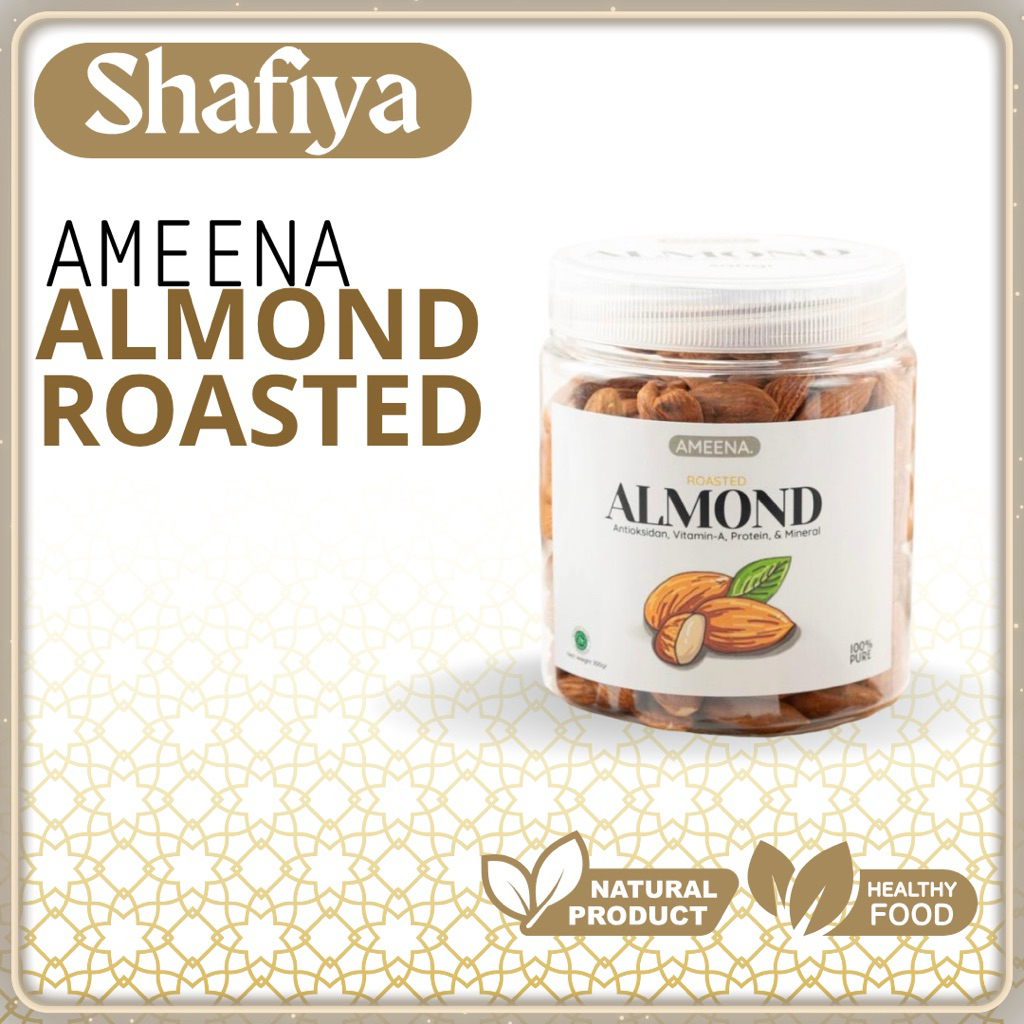 

[ TOPLES ] Almond Roasted 300GR | Almond Panggang Ameena Premium Quality