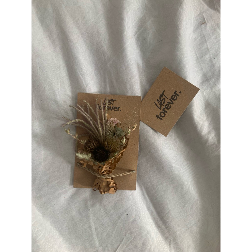 Bunga kering (bouquet kecil)