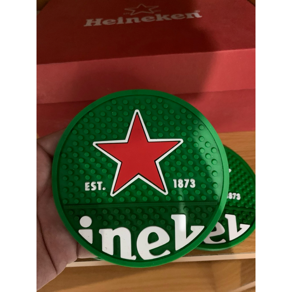 Tatakan Gelas Heineken Karet