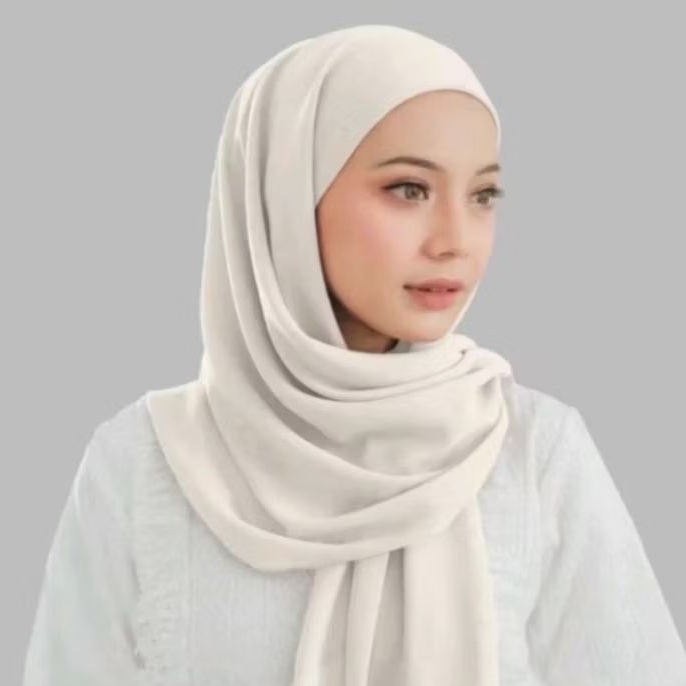 jilbab segiempat inner oval ceruty baby doll