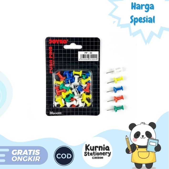 

Joyko Push Pins / Jarum Tekan Tancapan Paku Pin PN-30