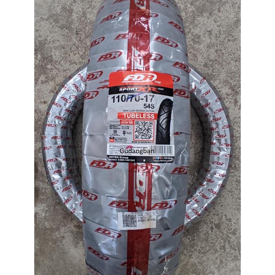 Ban Luar Motor FDR Sport XR EVO 110 70 17 / Ban FDR 110/70 Ring 17