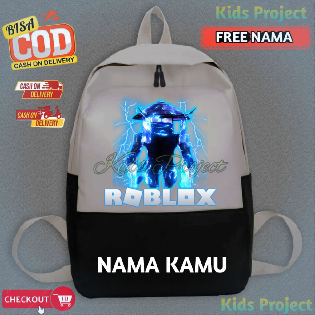 Tas Ransel Anak Roblox Ninja Legends Karakter Masterful Wrath Element