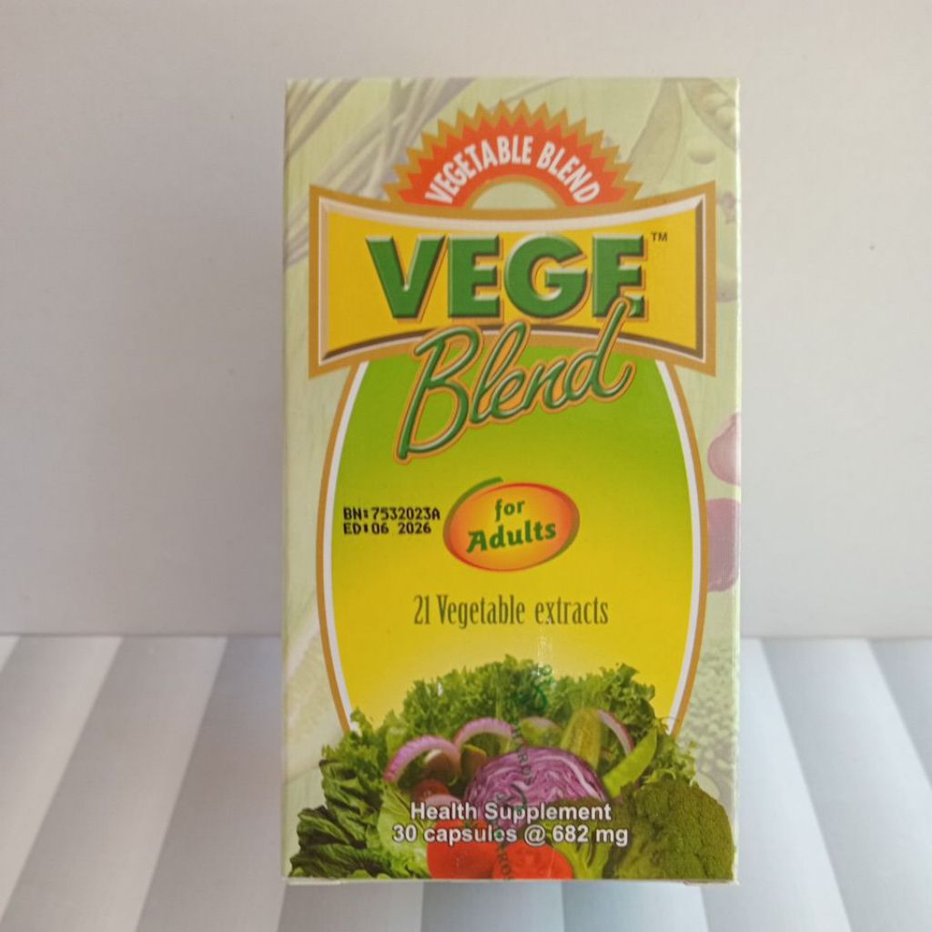 

Vege bleand for adults/ dewasa untuk 13 tahun ke atas