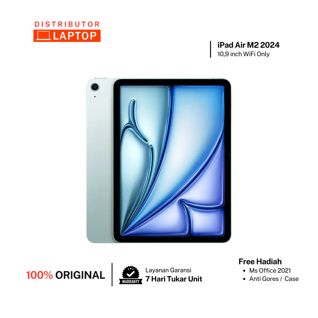 𝐀𝐩𝐩𝐥𝐞 - 𝗶𝗣𝗮𝗱 Air 6 M2 11 inch 2024 [128GB 256GB 512GB] Wifi + Pencil Pro