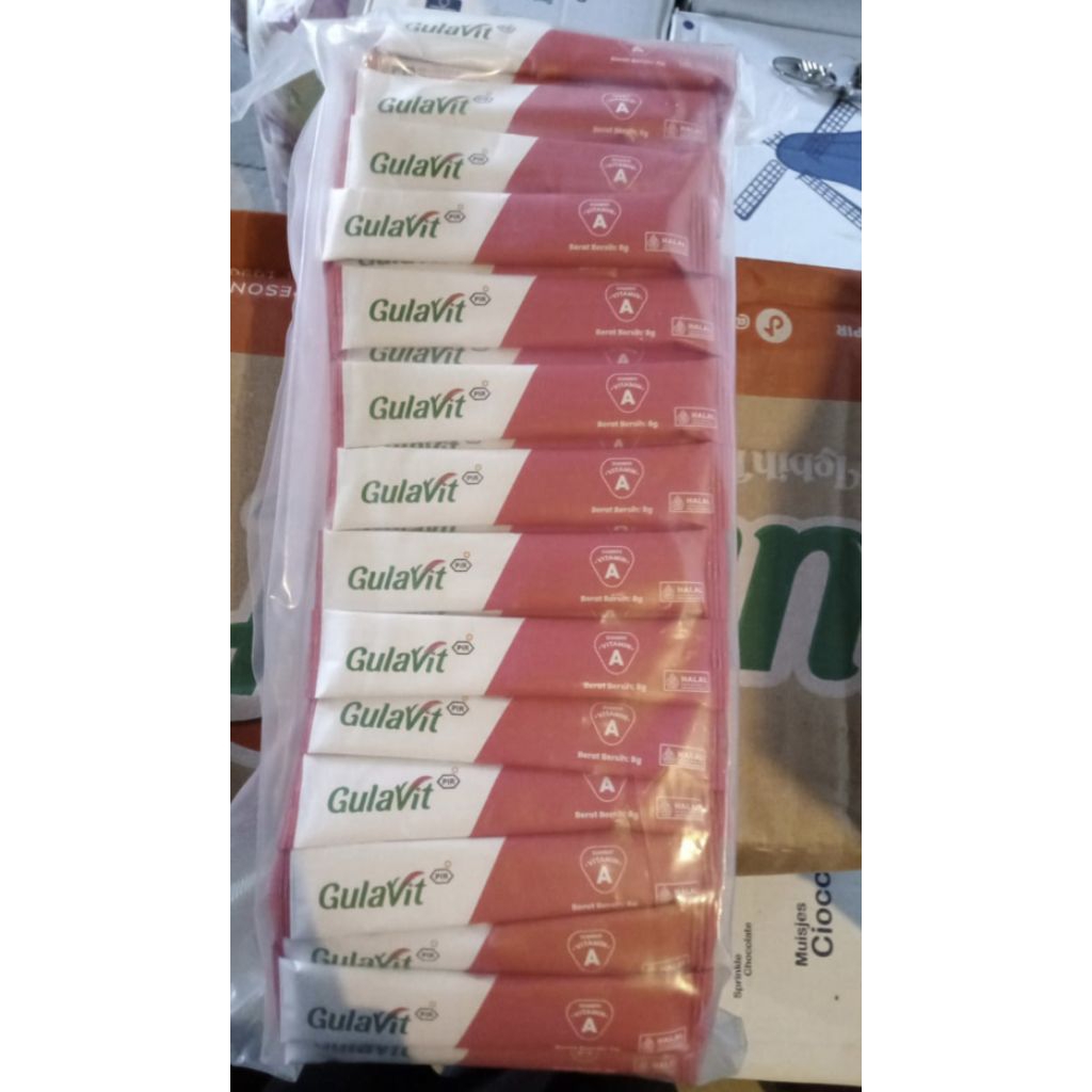 

Gulavit gula pasir stick sachet 125 x 8gr