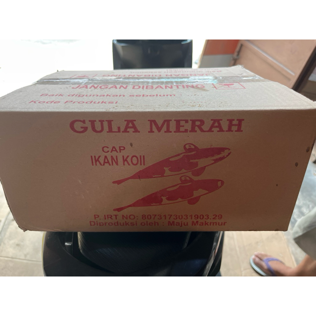 

gula merah cap ikan koi isi 10kg