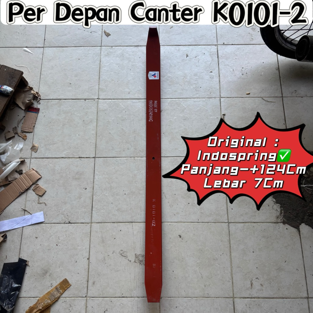 per depan canter nomor 2 per k0101 nomor 2 Indospring per daun canter depan nomor 2 leaf spring cant