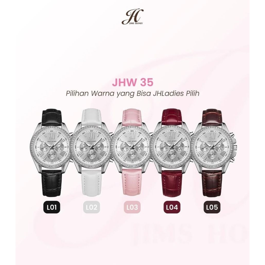 [ORIGINAL] JIMS HONEY JHW 35 || JAM TANGAN WANITA JIMS HONEY