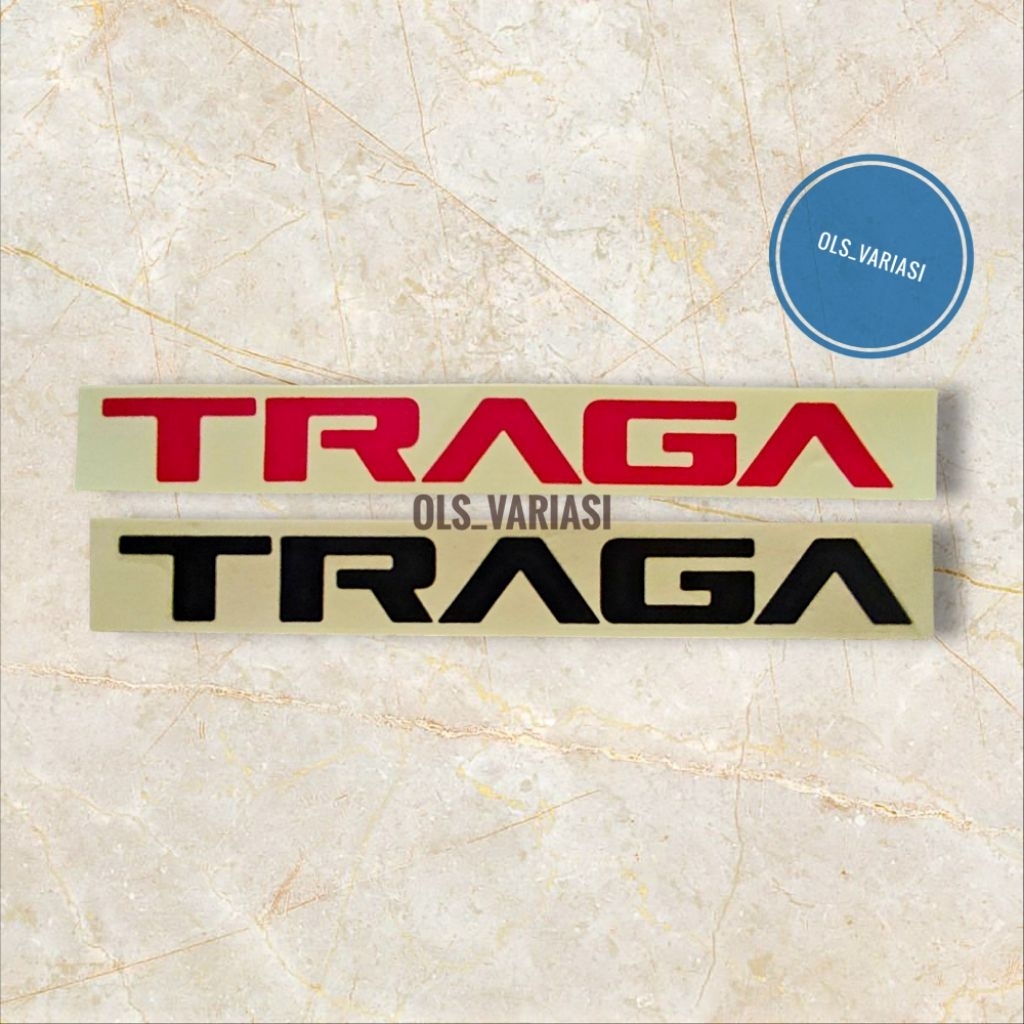 Stiker isuzu Traga / Sticker isuzu Traga / stiker Traga / Stiker tulisan Traga / traga