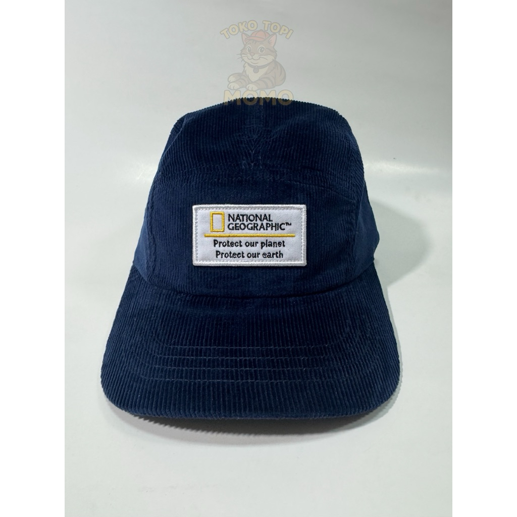 Topi National Geographic Navy Corduroy