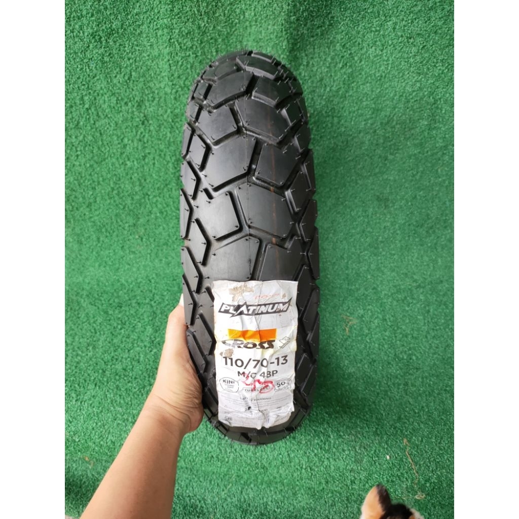 BAN DEPAN NMAX N MAX RING 13 110/70 CORSA CROSS S PLATINUM TUBELESS BAN LUAR MOTOR 110/70 RING 13 CO