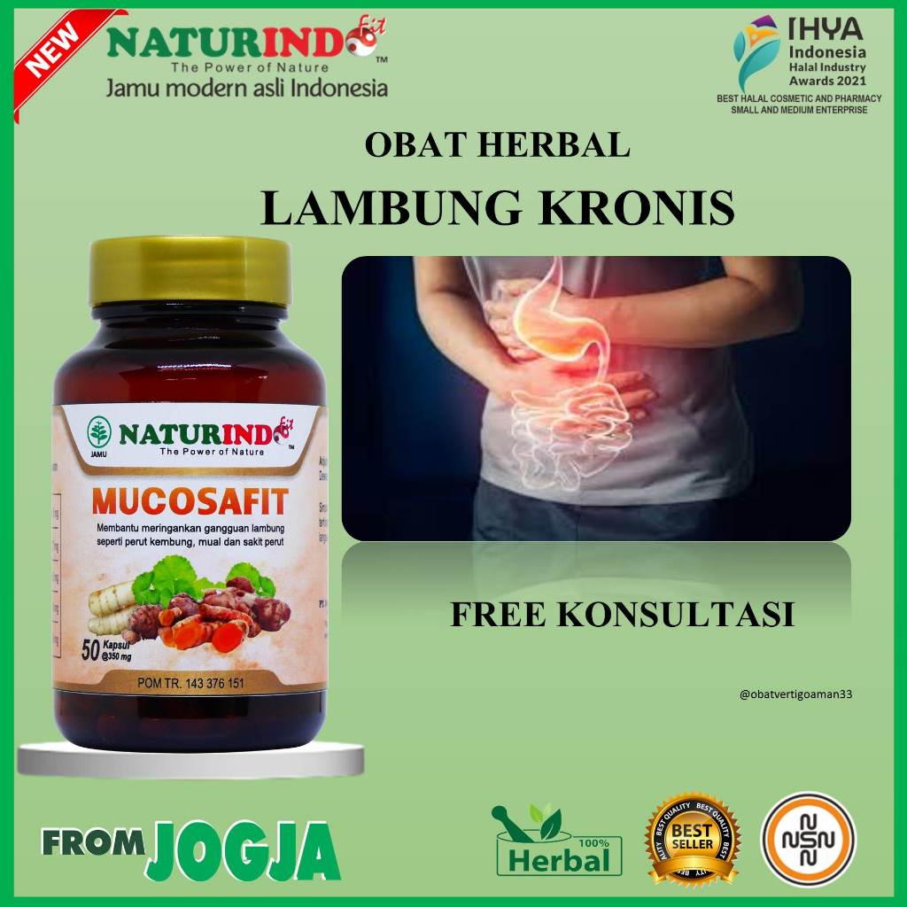 Obat Herbal Mucosafit Membantu Atasi Asam Lambung
