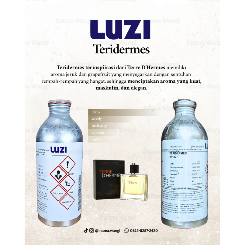TERIDERMES  BY LUZI ( 500 ML, 250 ML, 100 ML)